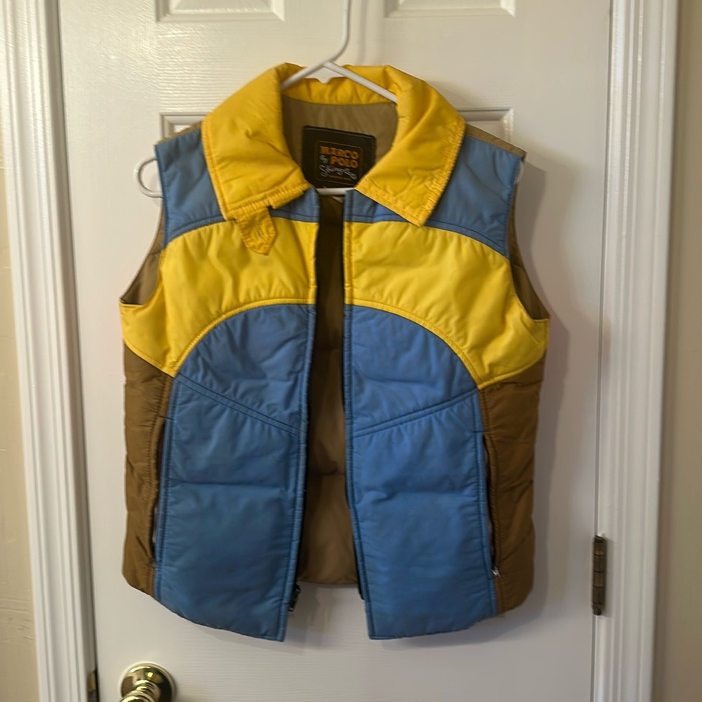 Women’s small ski vest custom design from Marco by polo Seattle Washington.